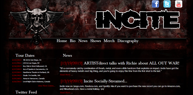 Official incite website
